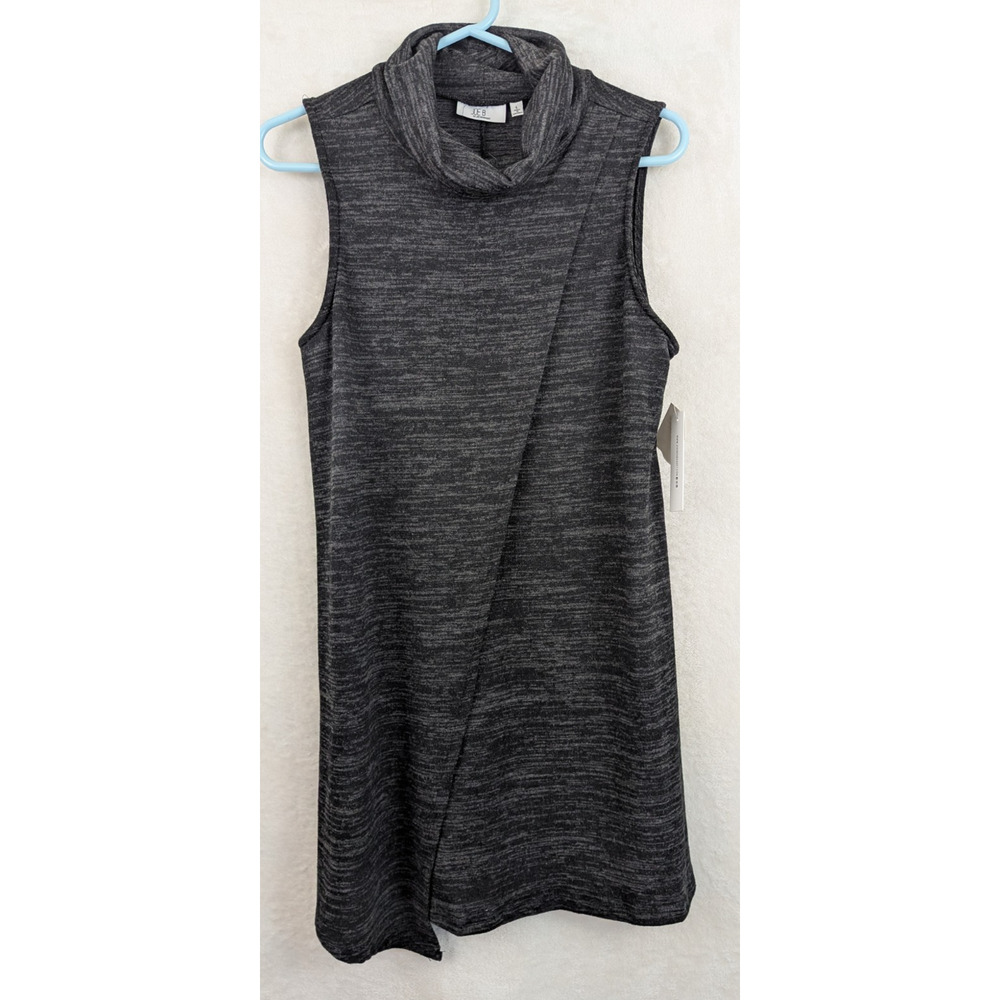New Joe B by Joe Benbasset sz L Cowl Neck Dress sleeveless knit 3904